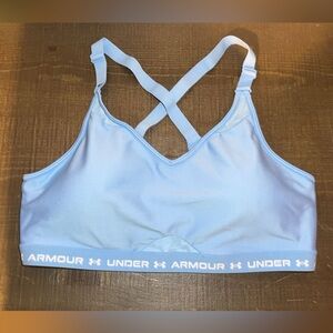 Under Armour Women's Sky Blue Sports Bra